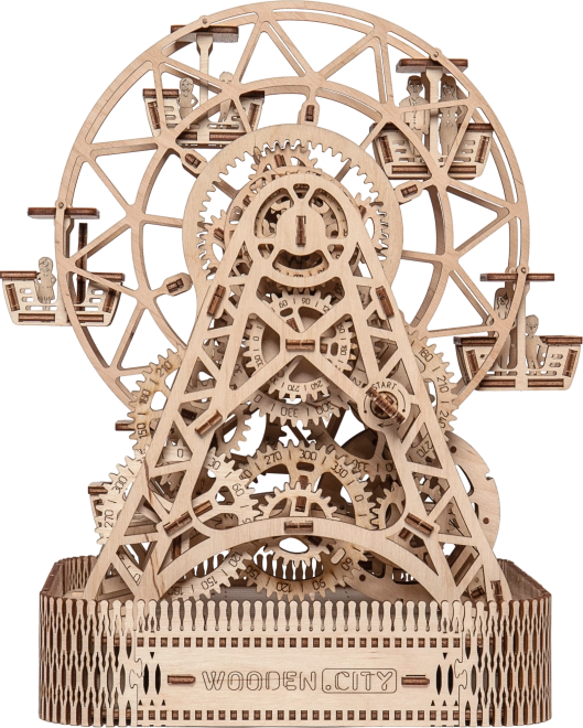 Lesen model ruskega kolesa WOODEN CITY