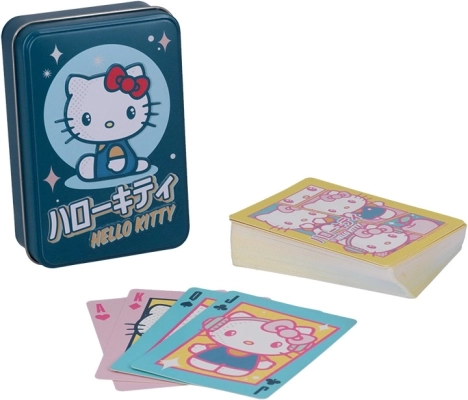 Hello Kitty žolne kartice v kovinski škatlici
