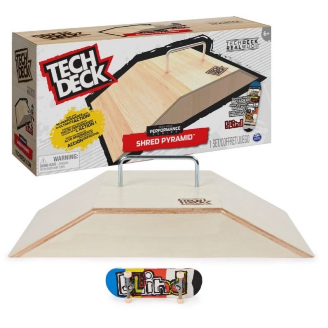 Tech Deck - lesena rampa