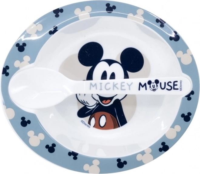 STOR Skleda z žličko Mickey Mouse