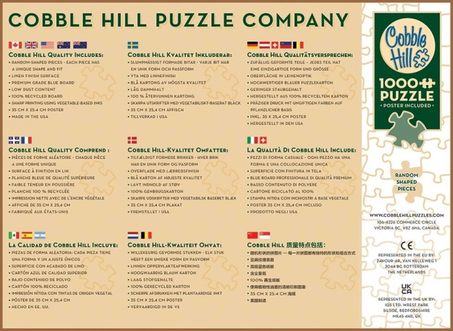 Puzzle Selitev COBBLE HILL 1000 kosov