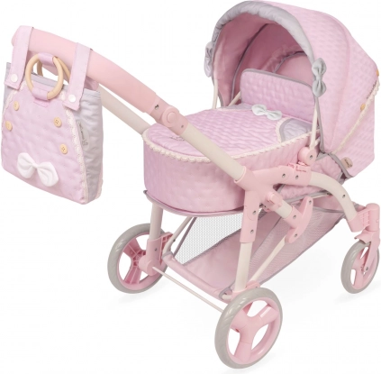 Zložljiv voziček za punčke 3 v 1 s prenosno torbo Sophie 75 cm