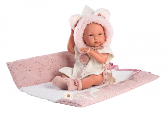 Llorens M635-44 oblačilo za punčko novorojenček NOVO ROJEN velikosti 35-36 cm