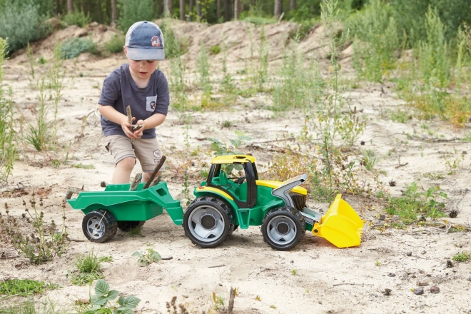 Traktor z žlico in prikolico 90 cm
