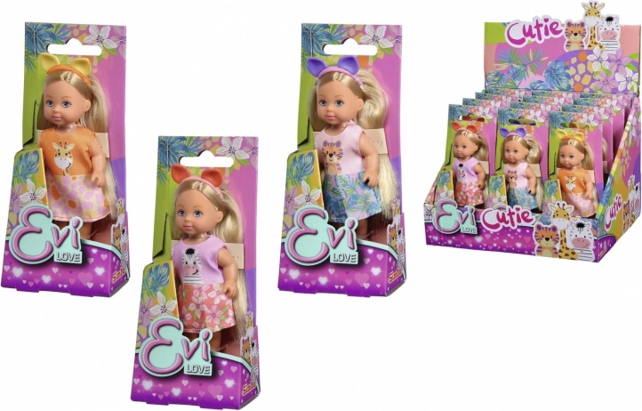 punčka evi love sladka – mix 3 vrst, zaslon 12 kos