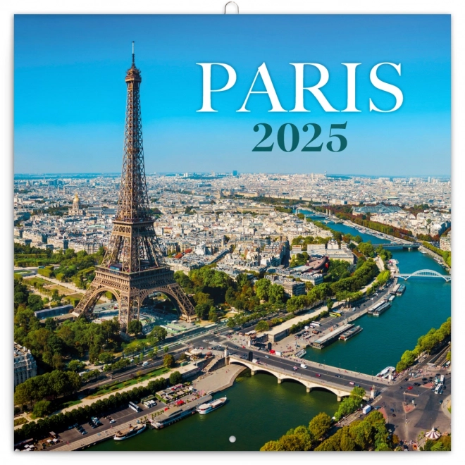 NOTIQUE Bele255147ni koledar Pariz 2025, 30 x 30 cm