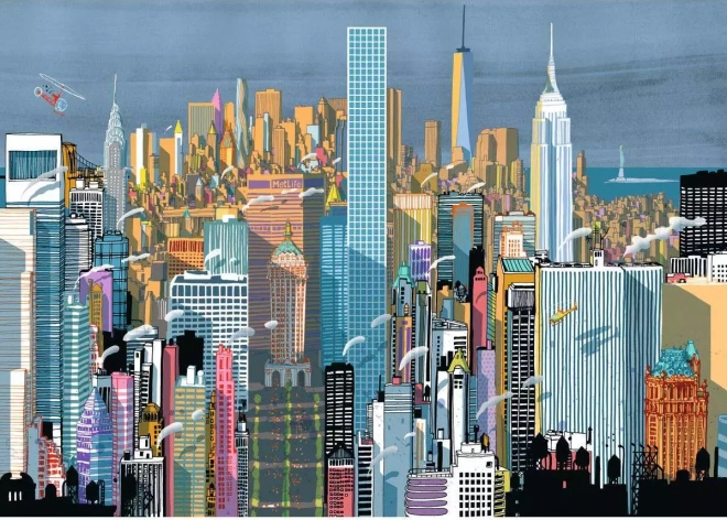 Sestavljanka Mesto New York 1000 koščkov