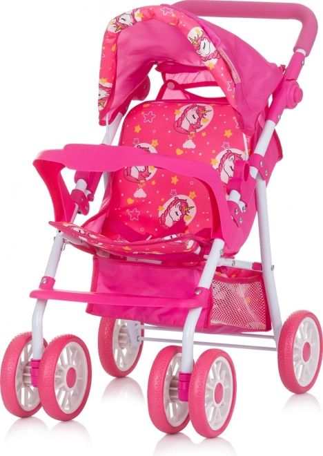 CHIPOLINO Športni voziček za punčke Dolly Unicorns