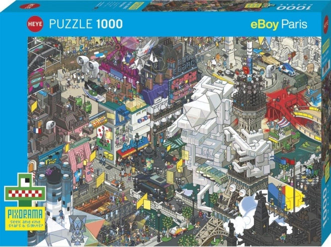 Sestavljanka Pixorama: Pariško raziskovanje, 1000 delov