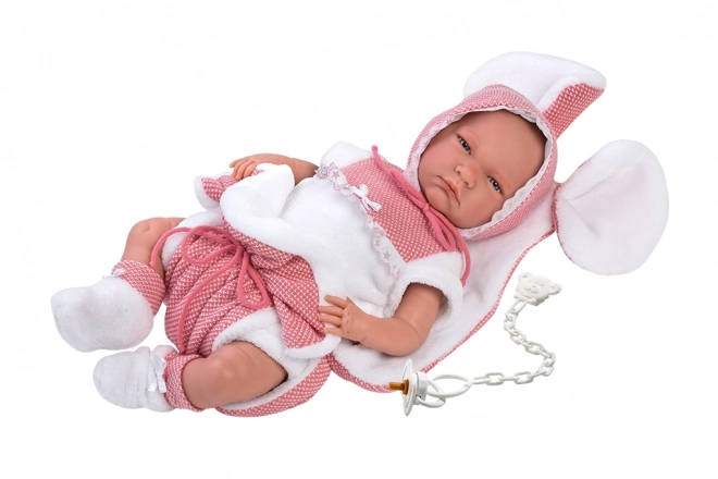 Llorens M740-50 oblačilo za punčko novorojenček NEW BORN velikosti 40-42 cm