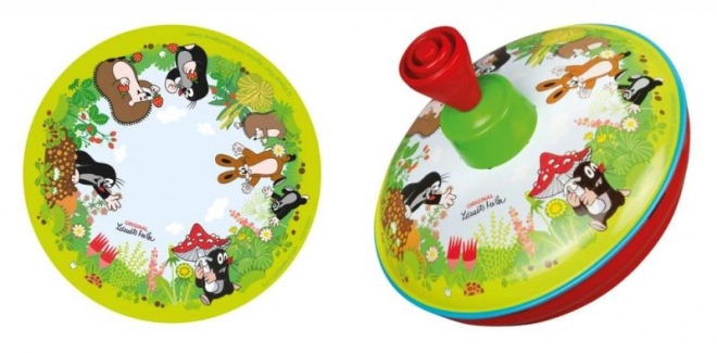 Vrteči Krtek kov/plast 13cm