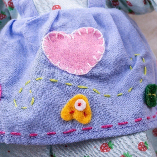 Tekstilna punčka Grace 28 cm