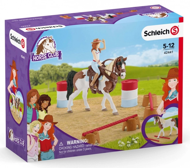 SCHLEICH Horse Club® 42441 Hannah in jahalni komplet za western