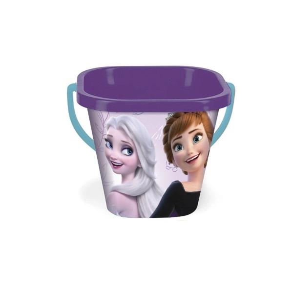 Kvadraten vedro Disney 2L plast mešanica vrst 19x17cm Wader