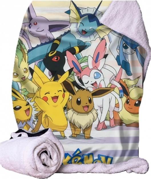 Pregrinjalo z motivom Pokémon Eevee 100x150 cm