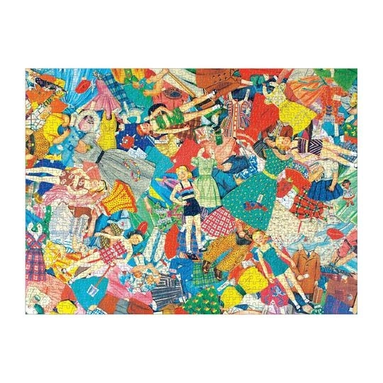 Galison Puzzle Papirnate Pundekice Vintage 1000 kosov