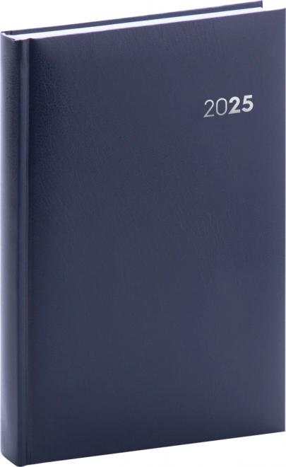 NOTIQUE Dnevnik Balacron 2025, temno moder, 13 x 18 cm