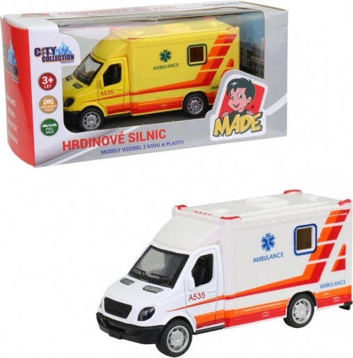 Kovinska reševalna vozila z vzvratno vožnjo 10 cm
