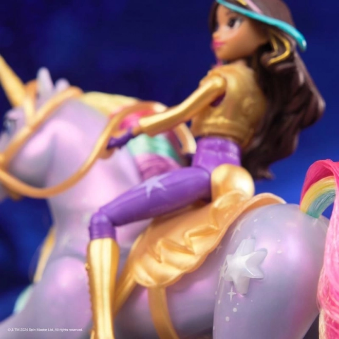 Svetlobni samorog in figura Sophia & Wildstar