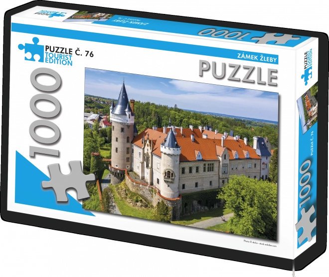 Sestavljanka Grad Žleby 1000 kosov Turistična edicija