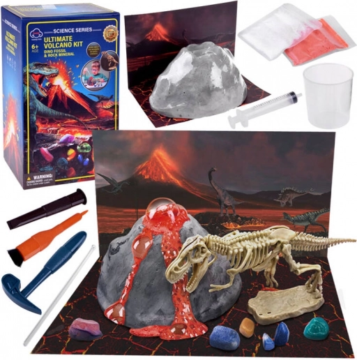 Izobraževalni set vulkan + dinozavri - izkopavanja mali arheolog ZA4726