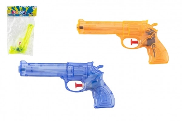 Plastična vodna pištola 17cm 3 barve v vrečki