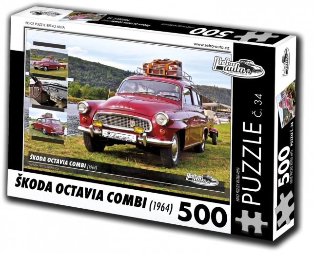 Sestavljanka retro-avtomobili Škoda Octavia Combi 1964 – 500 koščkov
