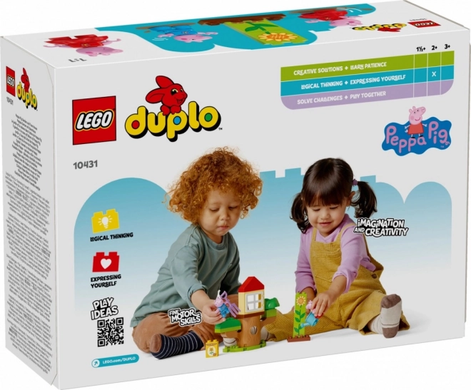 LEGO DUPLO 10431 Pujsa Pepa - vrt in drevesna hiša