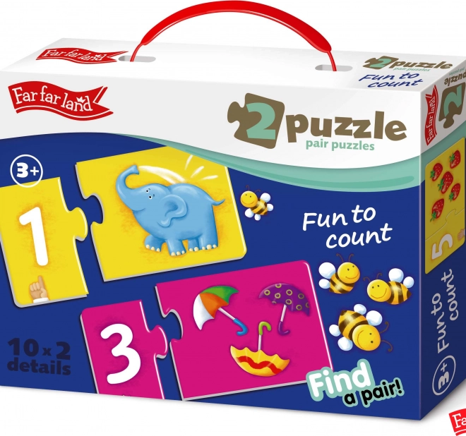 Puzzle Dežela Daleč Daleč parčkanje
