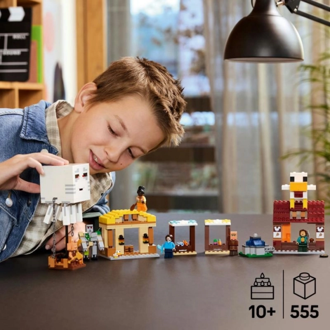 LEGO Minecraft 21273 Napad balonastega Ghasta na vas