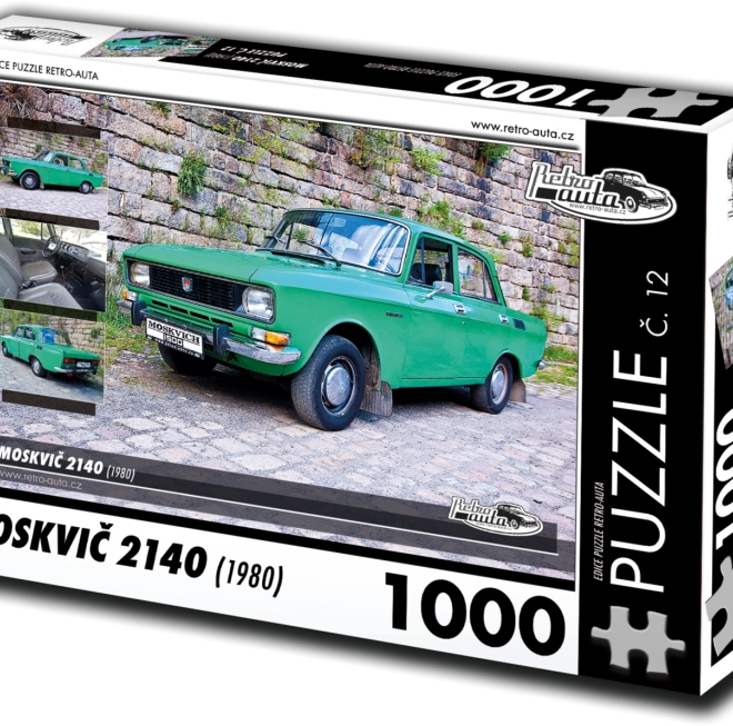 RETRO-AUTA Sestavljanka Moskvich 2140 (1980) 1000 koščkov