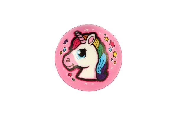 Unicorn žogica pene 8cm mešanica barv v vrečki 24 kosov v škatli