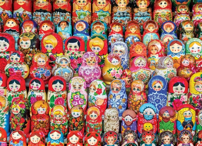 Sestavljanka EUROGRAPHICS Ruske matrjoške 1000 kosov