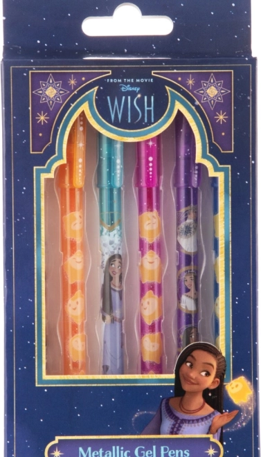 Gelna kovinska pisala Disney Wish, 6 kosov