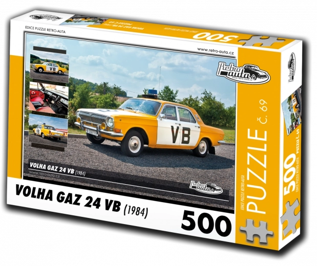 Sestavljanka RETRO-AVTOMOBILI Volga GAZ 24 VB (1984) – 500 koščkov