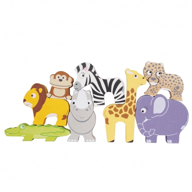 Le Toy Van Petilou Zložljivi stolp Afrika 9 kos