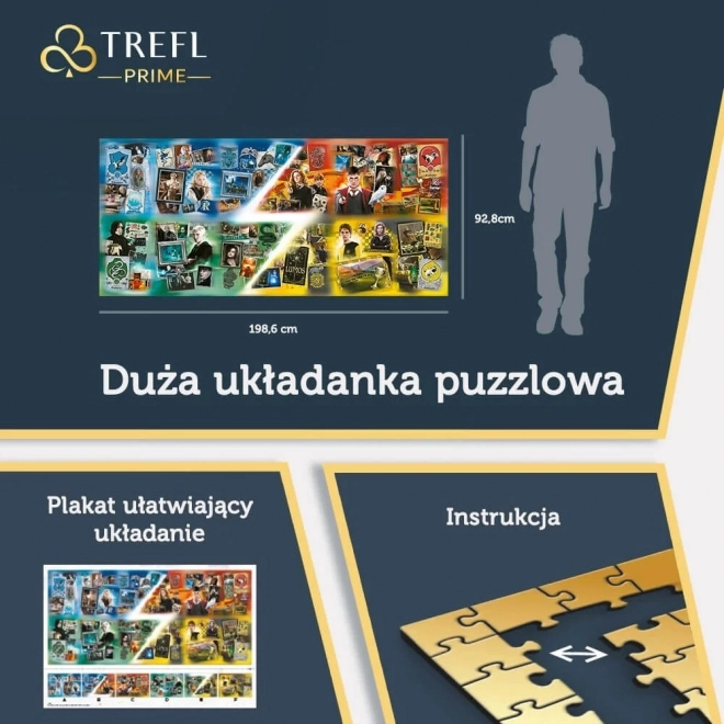TREFL Puzzle UFT Harry Potter: Bradaviške hiše 9000 kosov