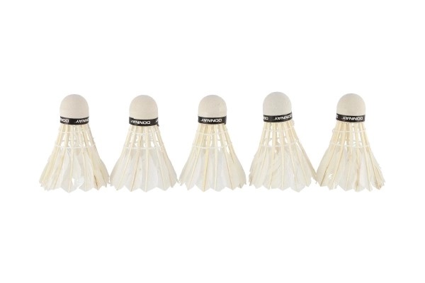 Žogice/Košarice za badminton pernate 5 kos v tubi 6,5x19,5x6,5cm