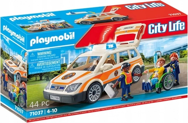 City Life reševalno vozilo s figuricami ter svetlobnimi in zvočnimi učinki