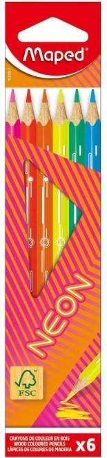 Ergonomski barvice Maped Neon