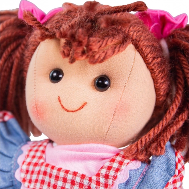 Tkaninska punčka Melody od Bigjigs Toys 34 cm