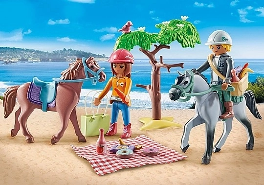 Komplet figuric 71470 Jahanje na plaži z Amelijo in Benom
