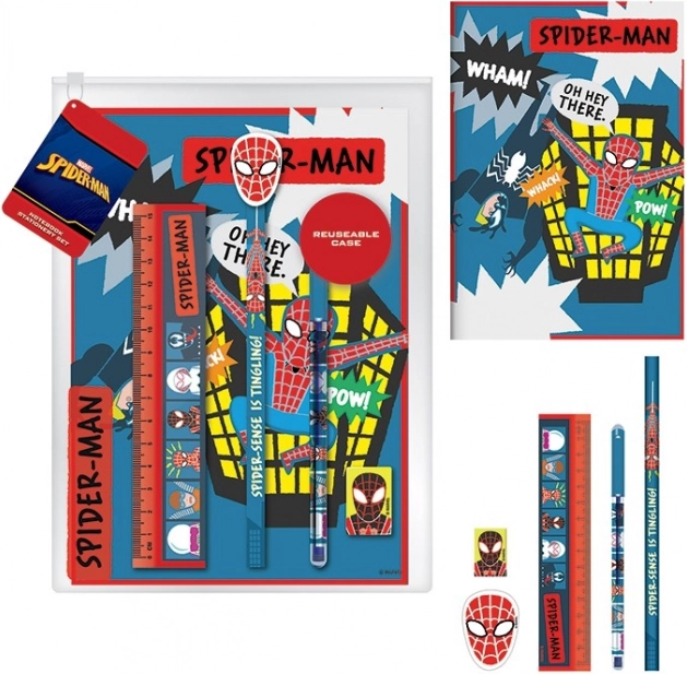 Premium šolski komplet Spider-Man Sketch