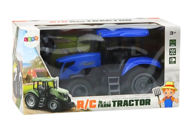 Daljinsko voden traktor RC 2.4G Zvoki Modra