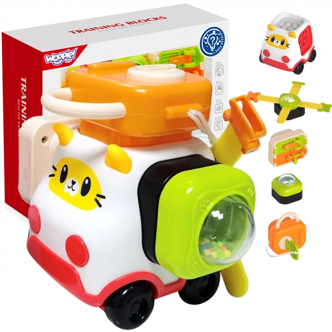 Woopie Montessori komplet avtomobil mačka za otroke