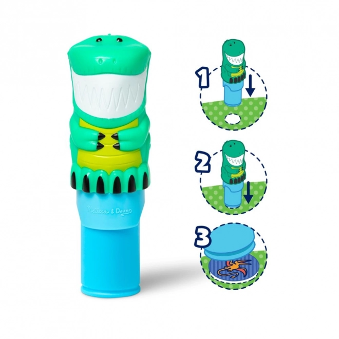 Kreativni komplet nalepk z dinozavri – Melissa & Doug