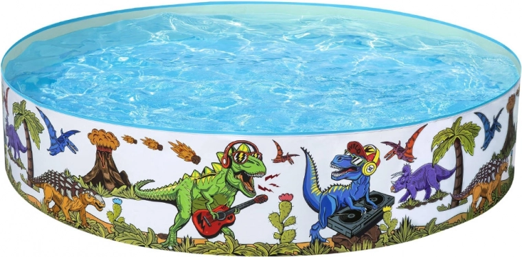 Igriv dinozavrski dizajn, ki ga otroci obožujejo