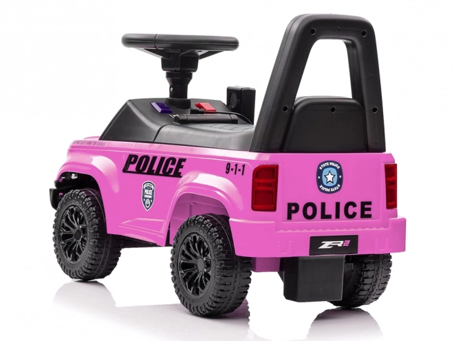 Otroški poganjalec Policija roza