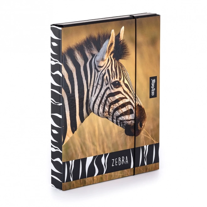 Škatla za zvezke A4 Jumbo z motivom Zebra
