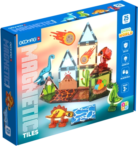 geomag magnetic tiles dino magnetna sestavljanka za otroke